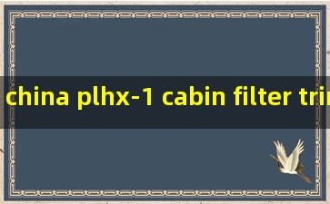 china plhx-1 cabin filter trimming machine